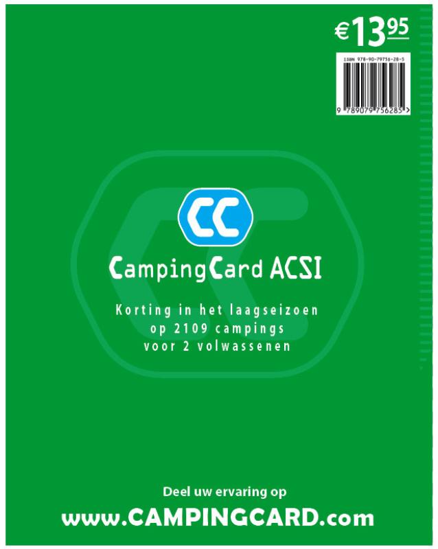 Achterkant van CampingCard ACSI 2011
