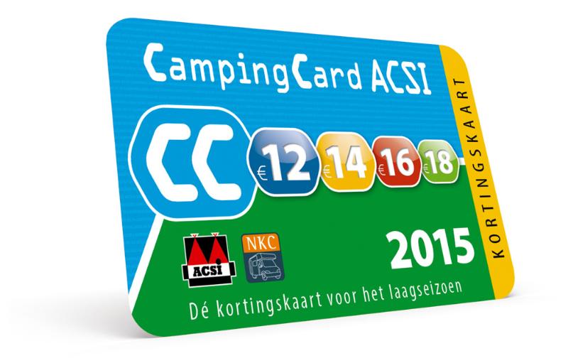 Achterkant van ACSI CampingCard & Camperplaatsen 2015
