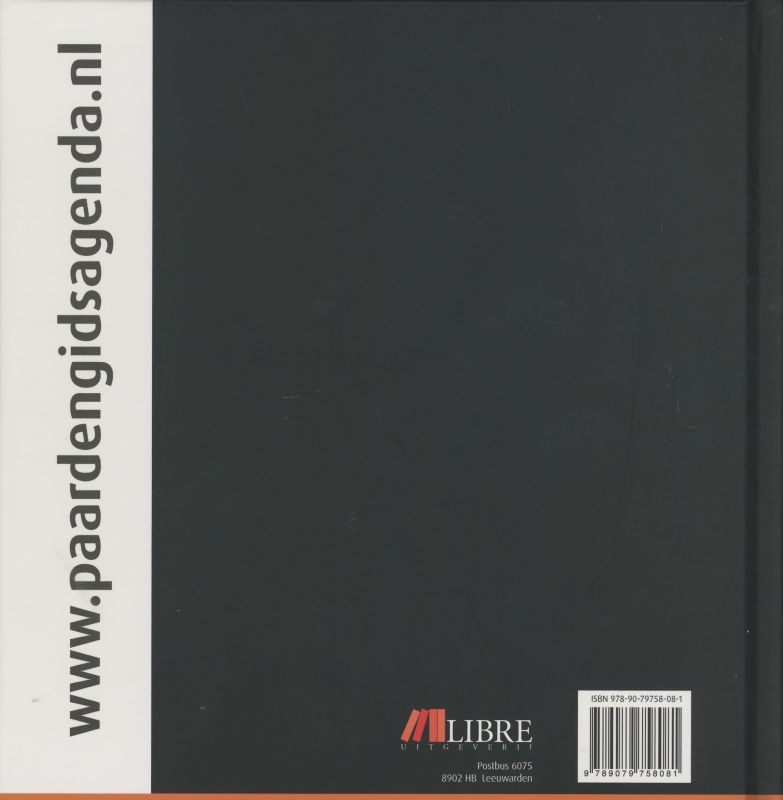 Achterkant van Paardengids | Agenda 2010