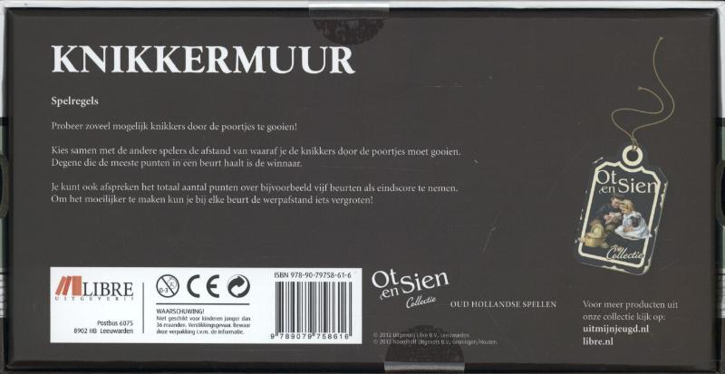 Achterkant van Knikkermuur