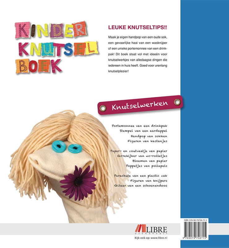 Achterkant van Kinderknutselboek