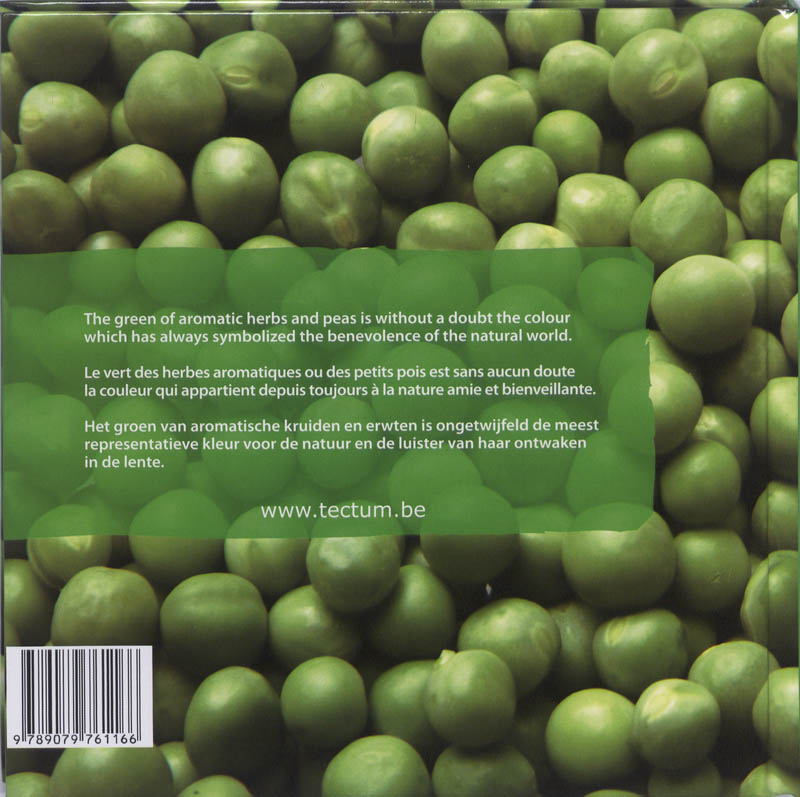 Achterkant van Food Color GREEN
