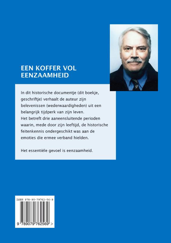 Achterkant van Een koffer vol eenzaamheid