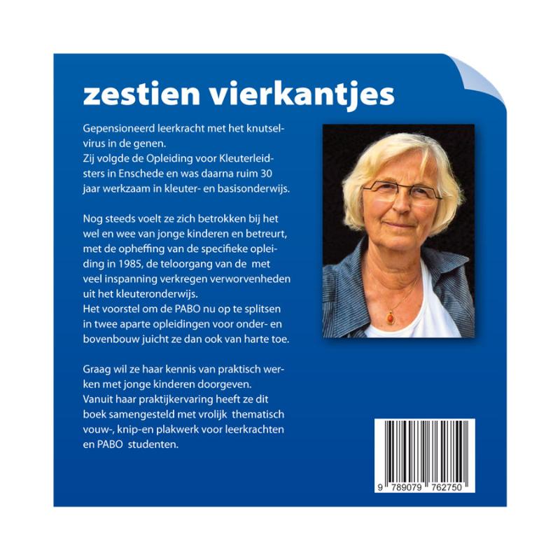 Achterkant van Zestien Vierkantjes