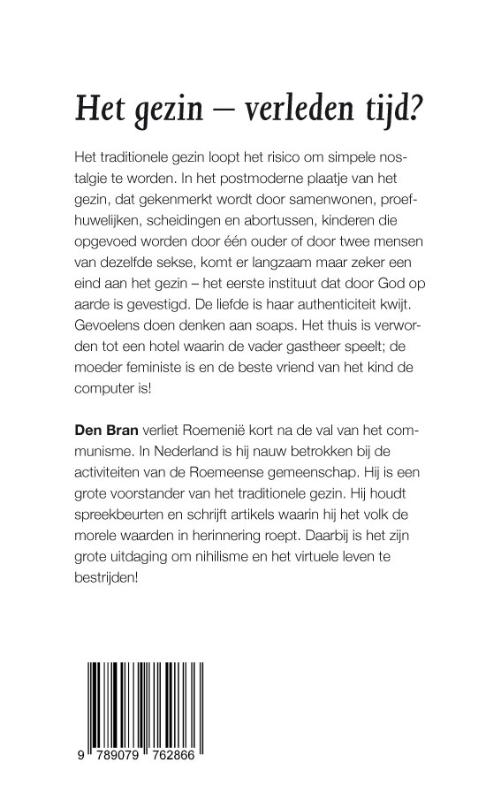 Achterkant van Het gezin - verleden tijd?