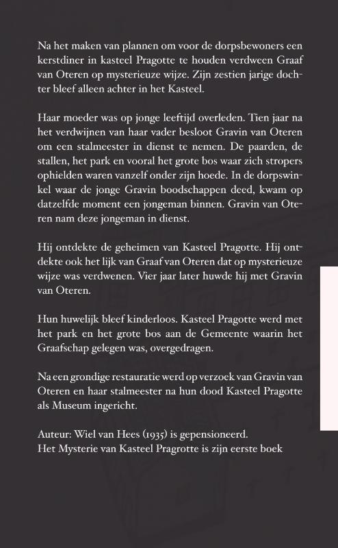 Achterkant van Het Mysterie van Kasteel Pragrotte