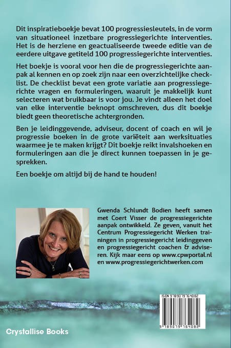 Achterkant van 100 sleutels tot progressie