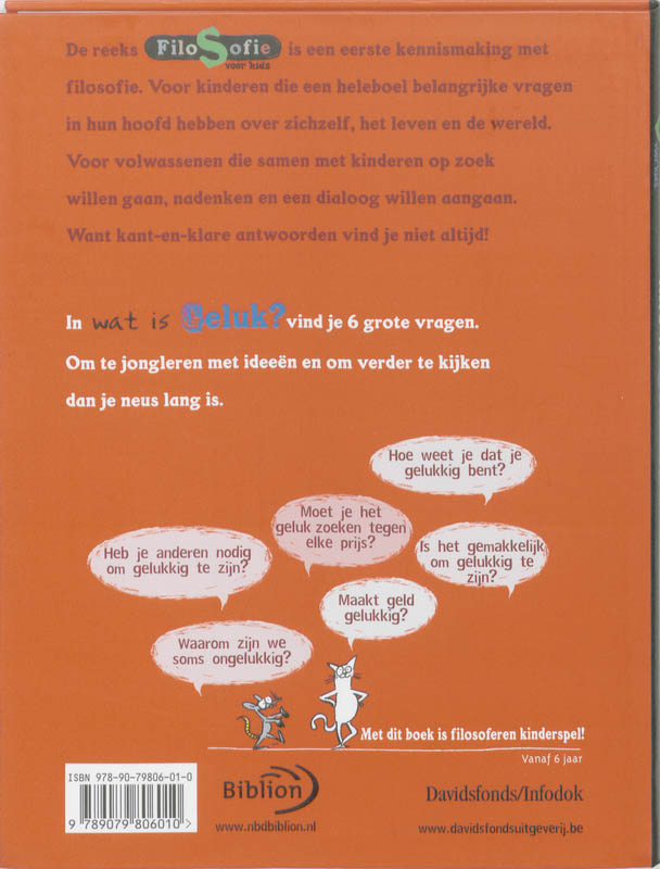 Achterkant van Wat is geluk?