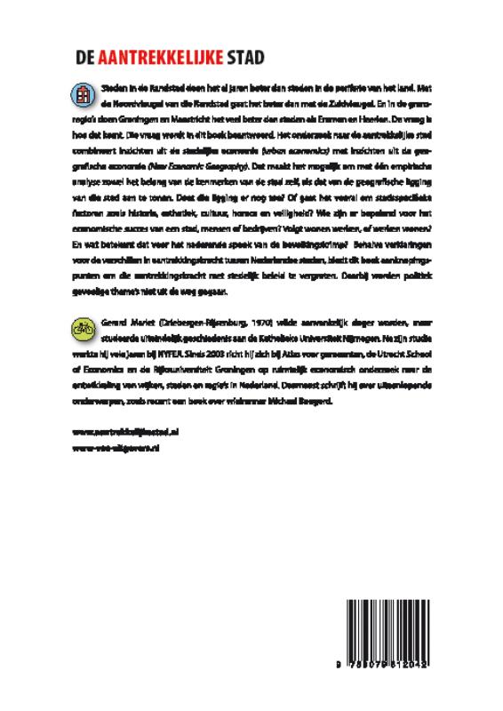 Achterkant van De aantrekkelijke stad