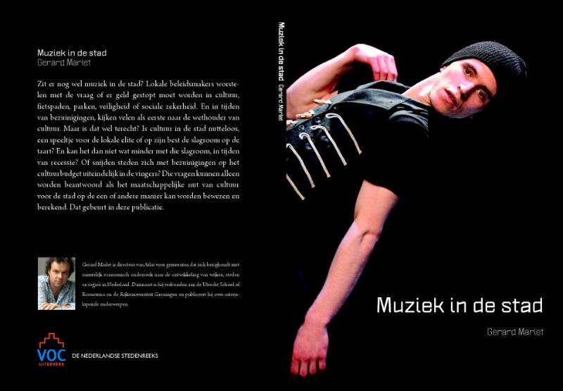 Achterkant van Muziek in de stad
