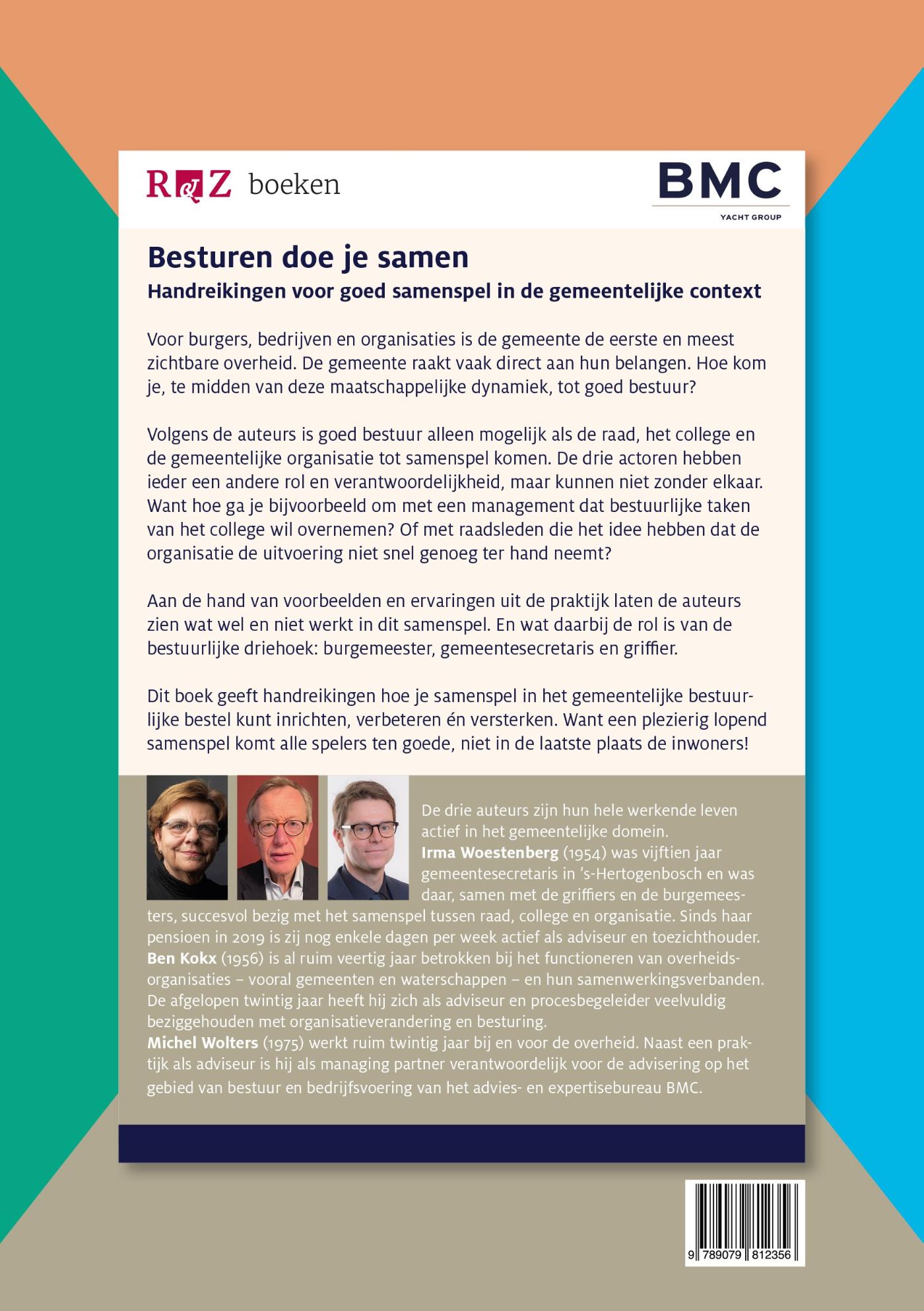 Achterkant van Besturen doe je samen