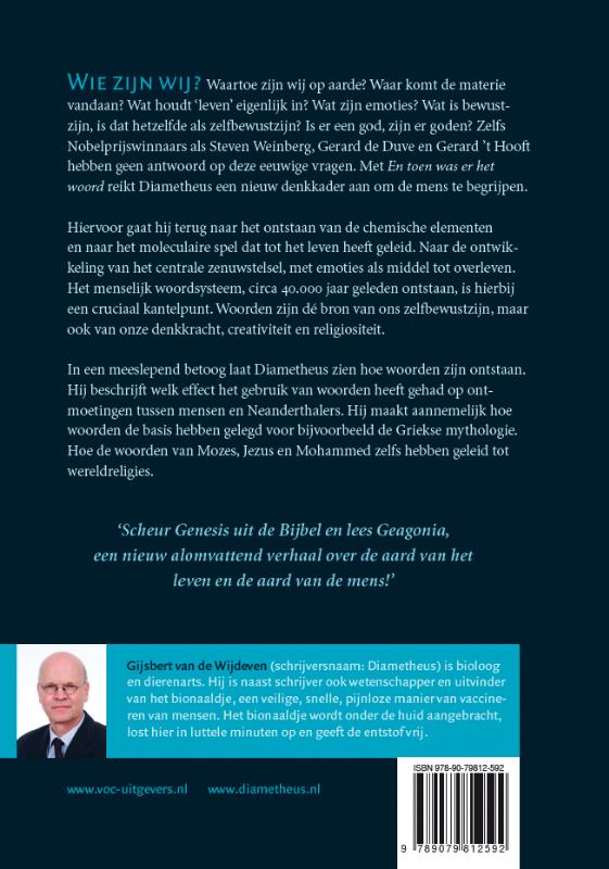 Achterkant van En toen was er het woord
