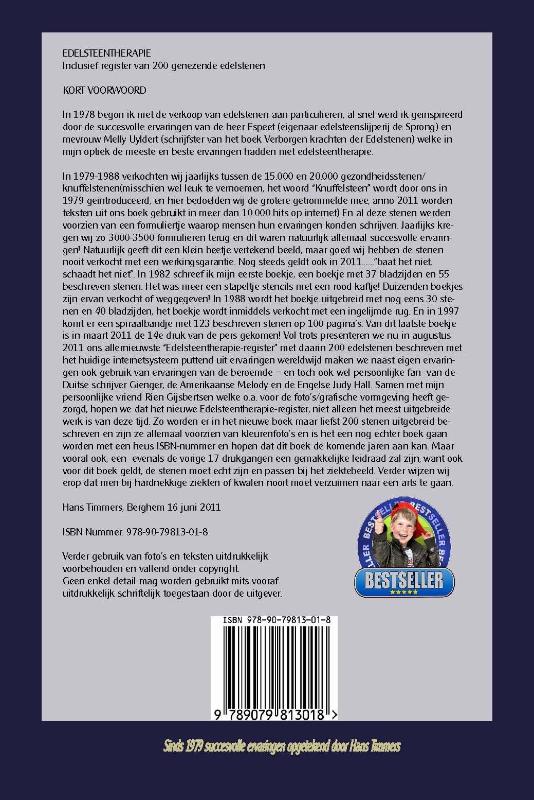 Achterkant van Edelsteentherapie