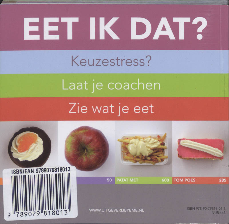 Achterkant van De Calorie coach