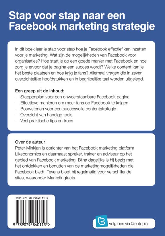 Achterkant van Scoren met Facebook marketing