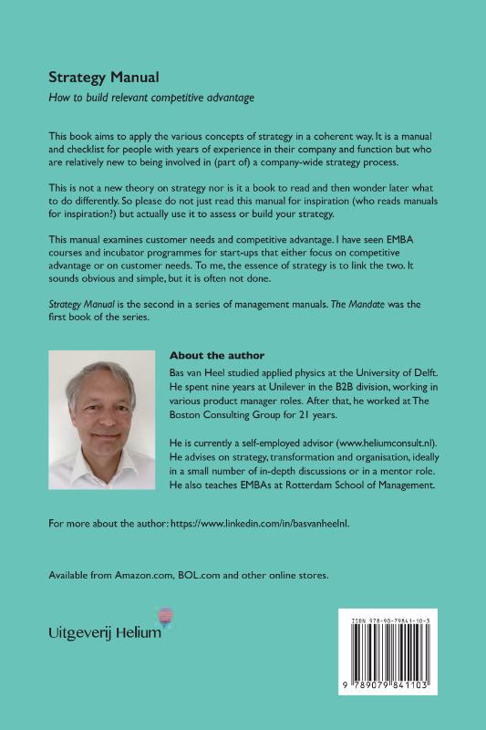 Achterkant van Strategy Manual