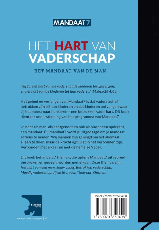 Achterkant van Het hart van Vaderschap