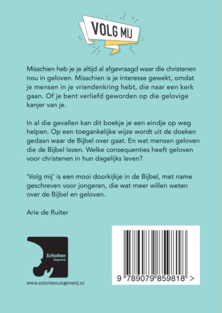 Achterkant van Volg mij