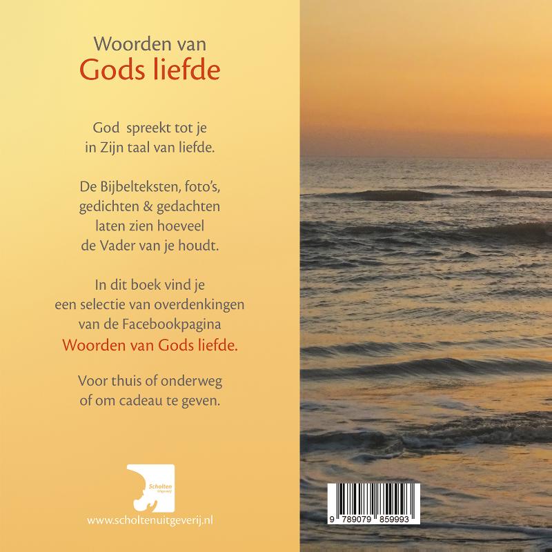 Achterkant van Woorden van Gods liefde