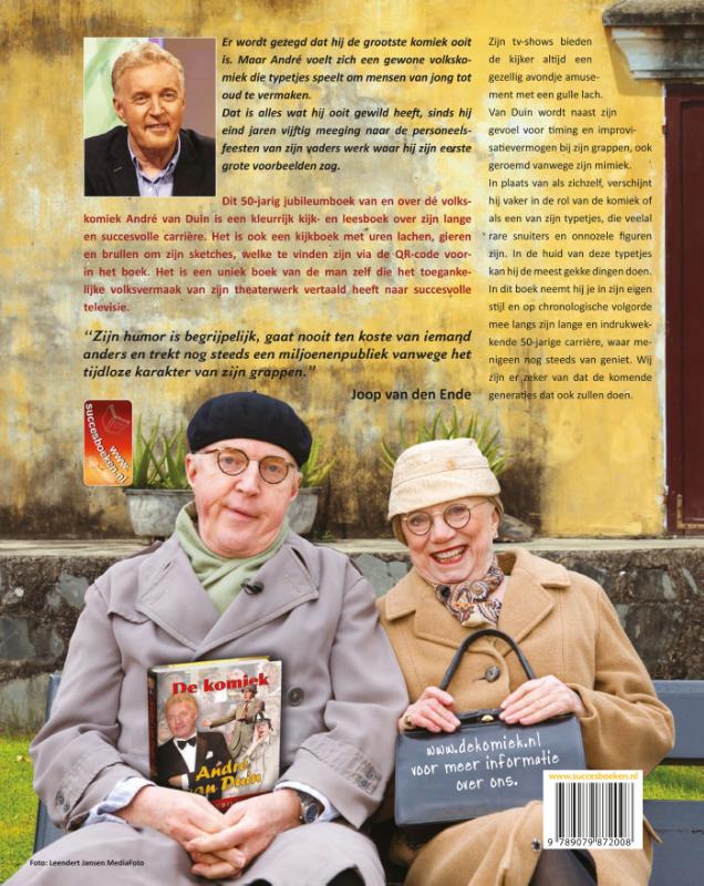 Achterkant van De komiek