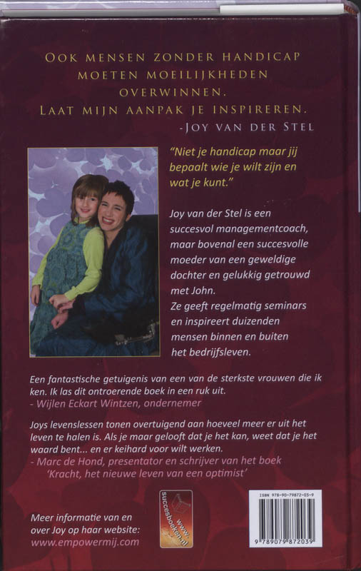 Achterkant van De kracht van mijn onmacht