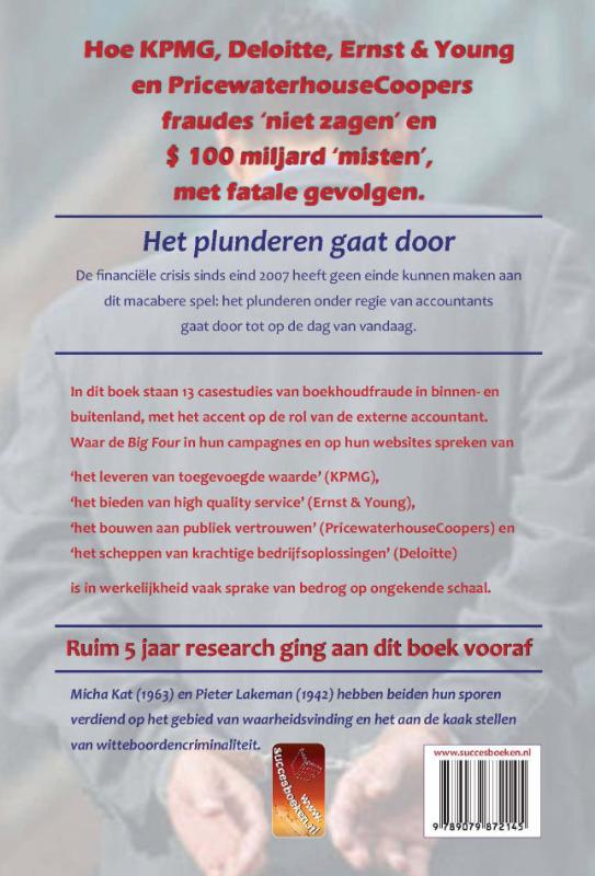 Achterkant van Boekhoudfraude