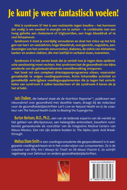 Achterkant van Syndroom X