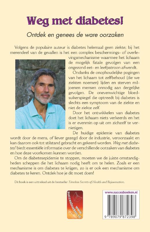 Achterkant van Weg met diabetes!