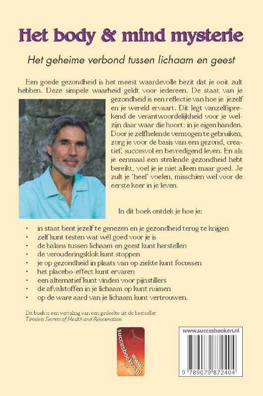 Achterkant van Het body en mind mysterie