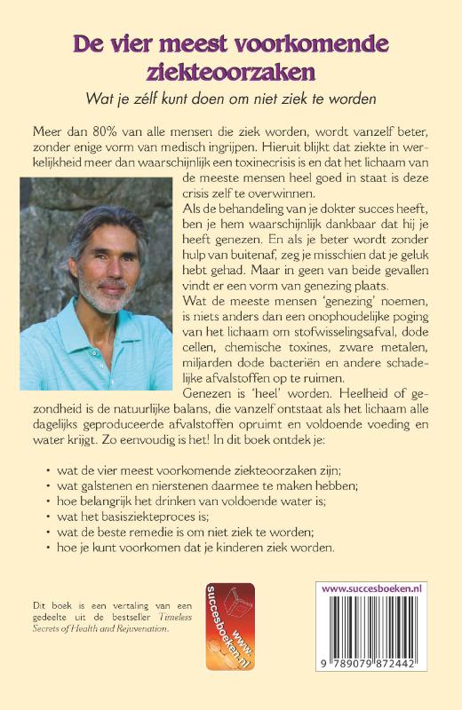 Achterkant van De vier meest voorkomende ziekteoorzaken