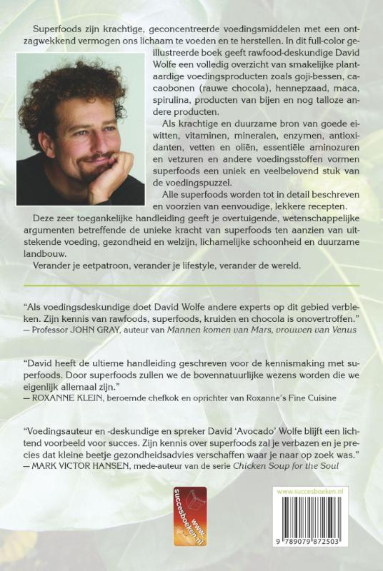 Achterkant van Superfoods