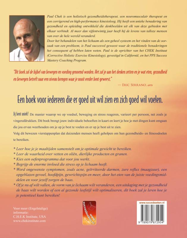 Achterkant van Hoe te eten, te bewegen en gezond te zijn!