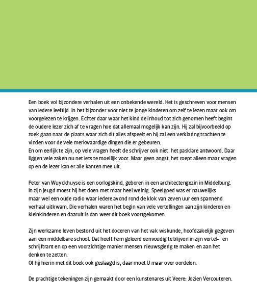 Achterkant van Geheimen van de witte berg