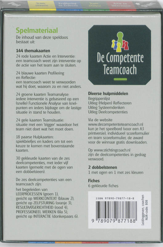 Achterkant van De competente teamcoach