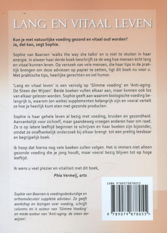 Achterkant van Lang en vitaal leven