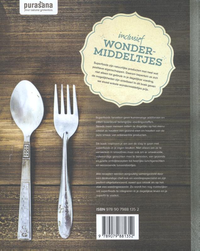 Achterkant van Become a super food chef