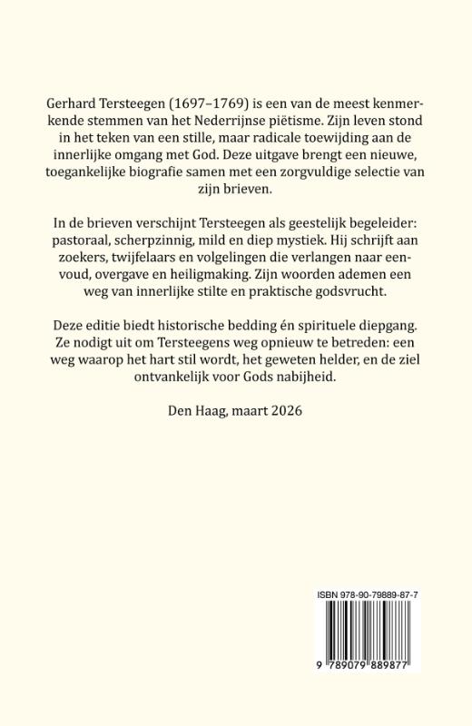 Achterkant van Aan de drempel van het piëtisme