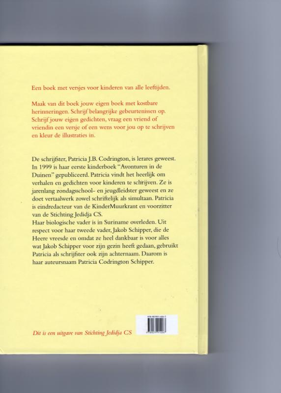 Achterkant van Een boek voor musjes