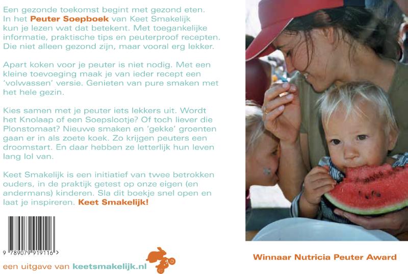 Achterkant van Keet Smakelijk Peuter Soepboek
