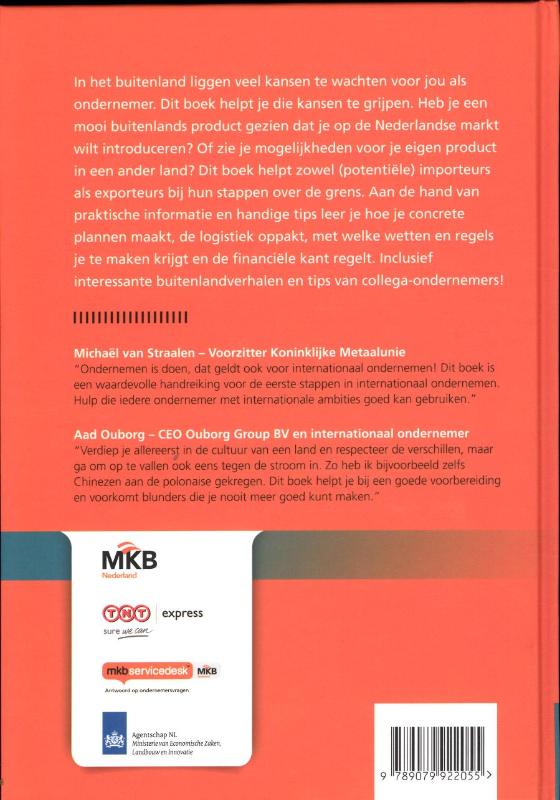 Achterkant van internationaal ondernemen