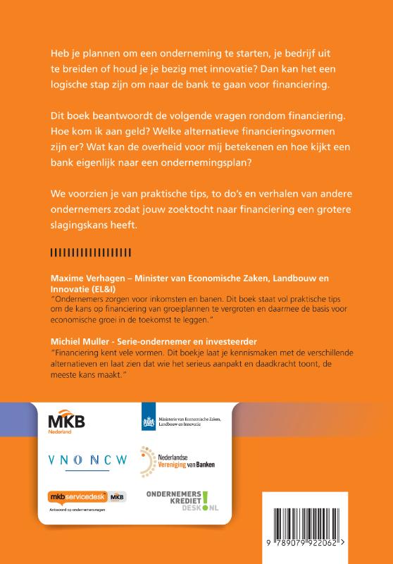 Achterkant van Financiering