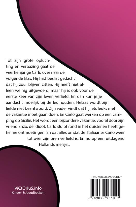 Achterkant van Carlo met zijn grote kop