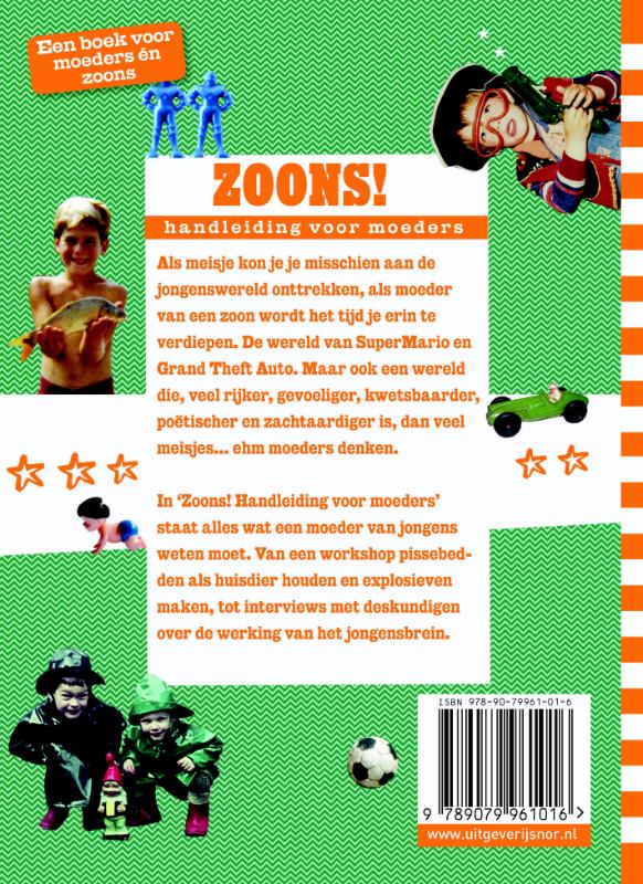 Achterkant van Zoons!