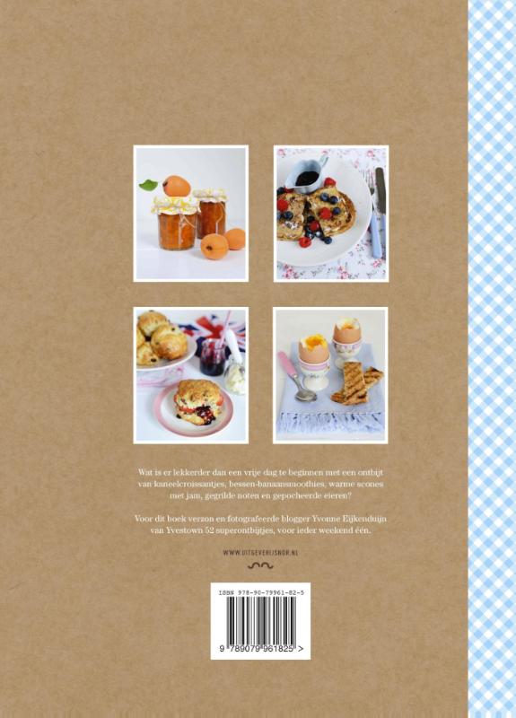 Achterkant van Weekend ontbijtboek