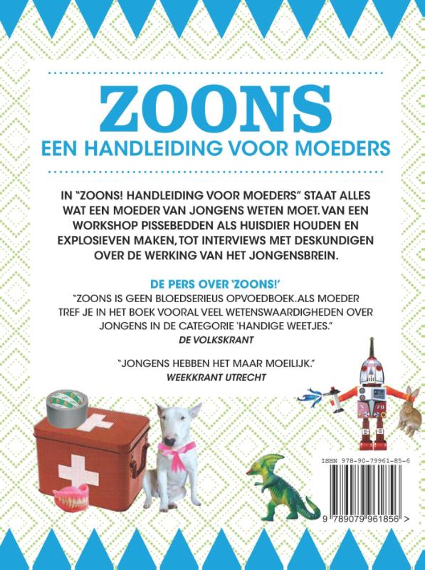 Achterkant van Zoons!