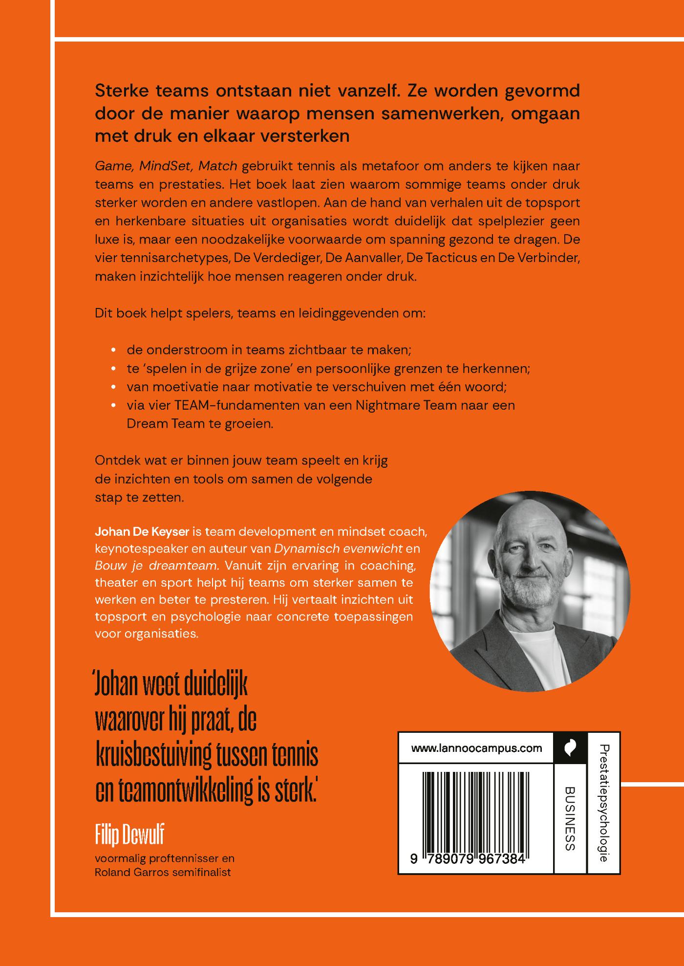 Achterkant van Game, MindSet, Match