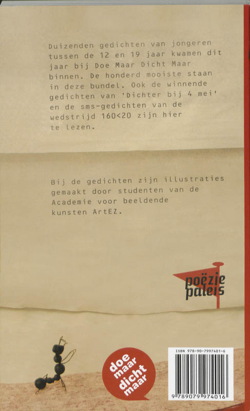 Achterkant van Doe Maar Dicht Maar 2009