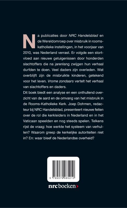 Achterkant van Vrome zondaars