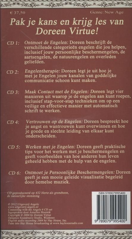 Achterkant van Maak contact met de engelen