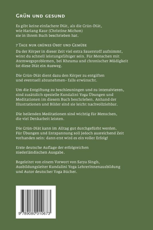 Achterkant van Grün und Gesund